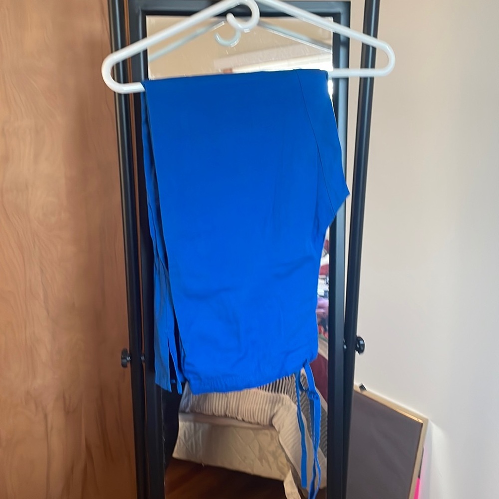 Royal blue scrub pants large